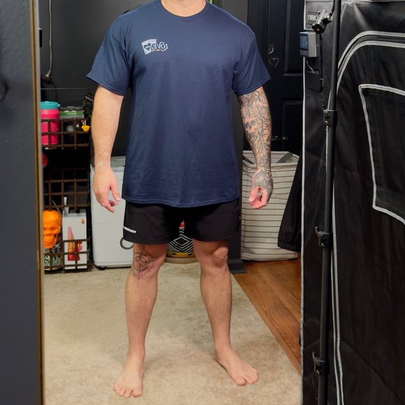 Gildan Other - LOVE SUITS YOU Graphic Tee – XL – Navy Blue Gildan Shirt